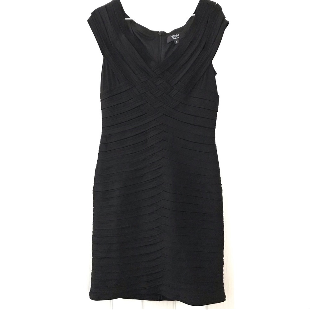 Tadashi Collection Criss Cross Bandage Dress